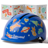 Thousand Sticker Me Kids Helmet