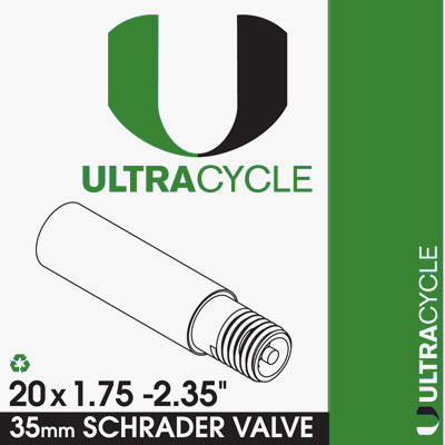 Ultracycle 20 x 1.75-2.35 Schrader 35mm Innertube